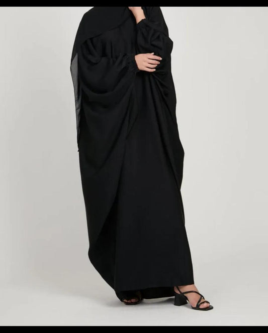 Butterfly Abaya - Black
