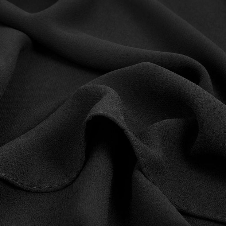 Georgette Hijab - BLACK