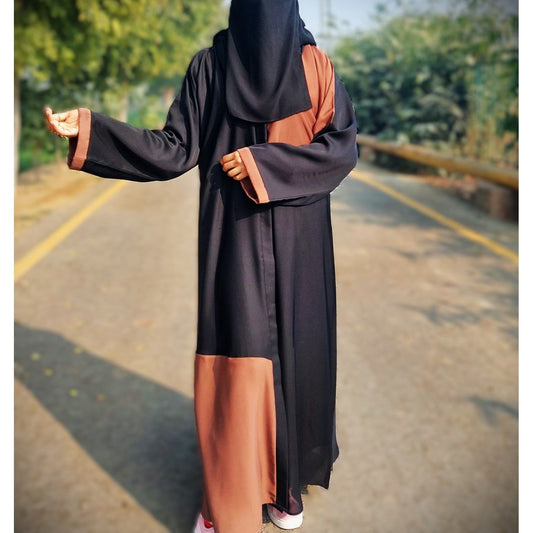 Abaya - BLACK and BROWN