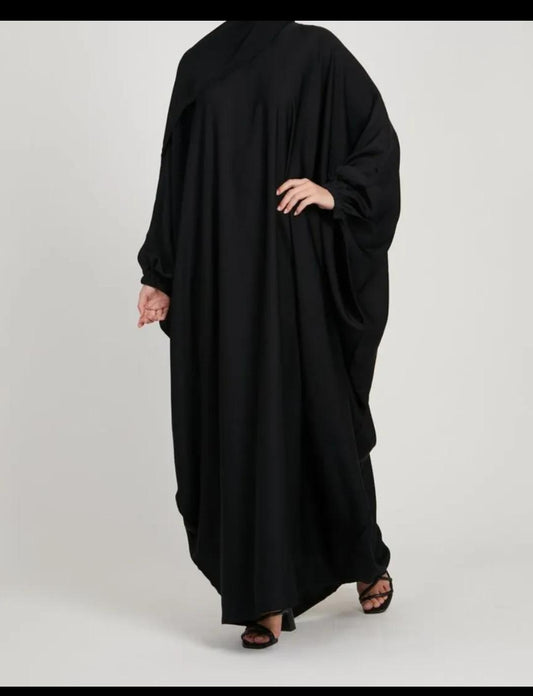 Butterfly Abaya - Black