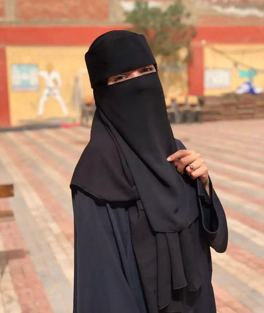 Arabic Niqab (Large Size) - Imported Fabric