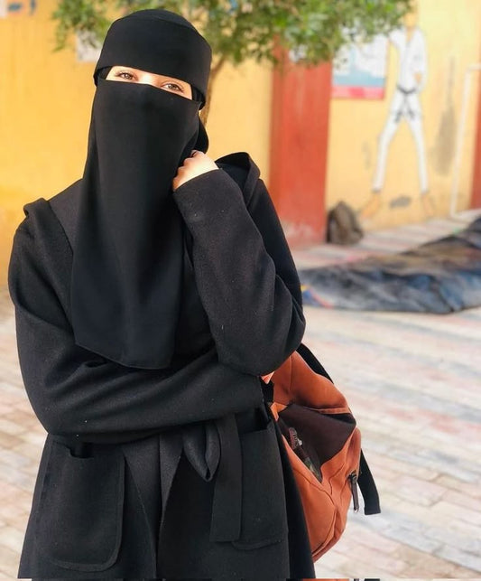 Arabic Niqab (Large Size) - Imported Fabric